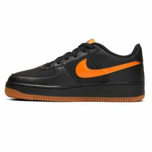 ナイキ NIKE エアフォース ワン Air Force 1 LV8 5 Gore-Tex Low Shoes GS Grade School Casual Sneakers CQ4215-001 ローカット Black Orange｜orange-orange｜03