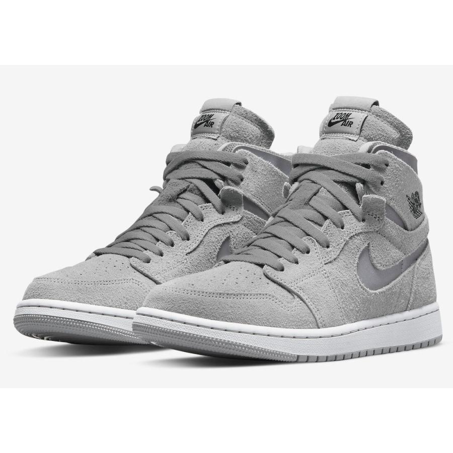 ナイキ NIKE エアジョーダンワン Air Jordan 1 High Basketball Shoes Casual Sneakers CT0979-003 ハイカット レディース Grey White｜orange-orange｜03