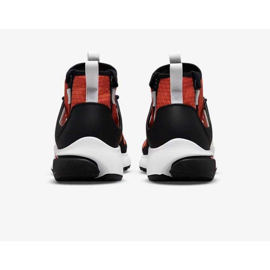 ナイキ NIKE エア プレスト Air Presto Mid Utility Shoes Casual Sneakers DC8751-800 ミドルカット Orange Black White｜orange-orange｜06