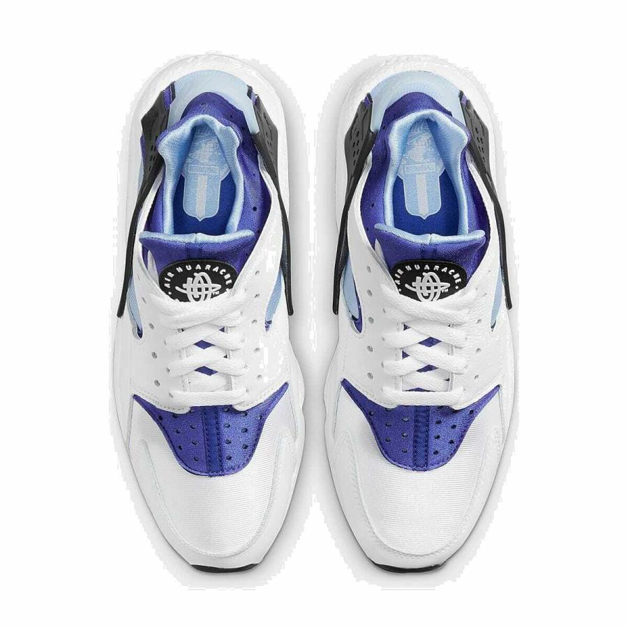 ナイキ NIKE エアハラチ Air Huarache Run Aluminum Concord Blue Low Shoes Casual Sneakers DH4439-100 ローカット レディース White Black｜orange-orange｜03