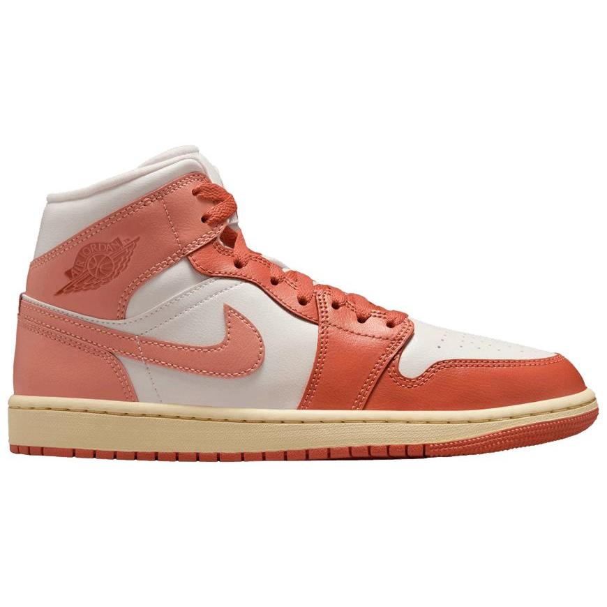 NIKE（ナイキ） BQ6472-180 エアジョーダン 1 Mid 'Sail Madder Root