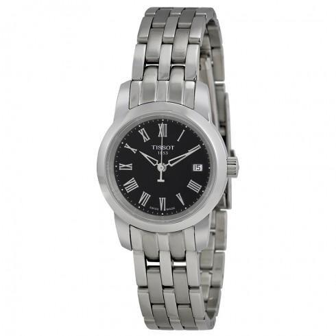 T-Classic Dream Black Roman Numeral Dial Ladies Watch