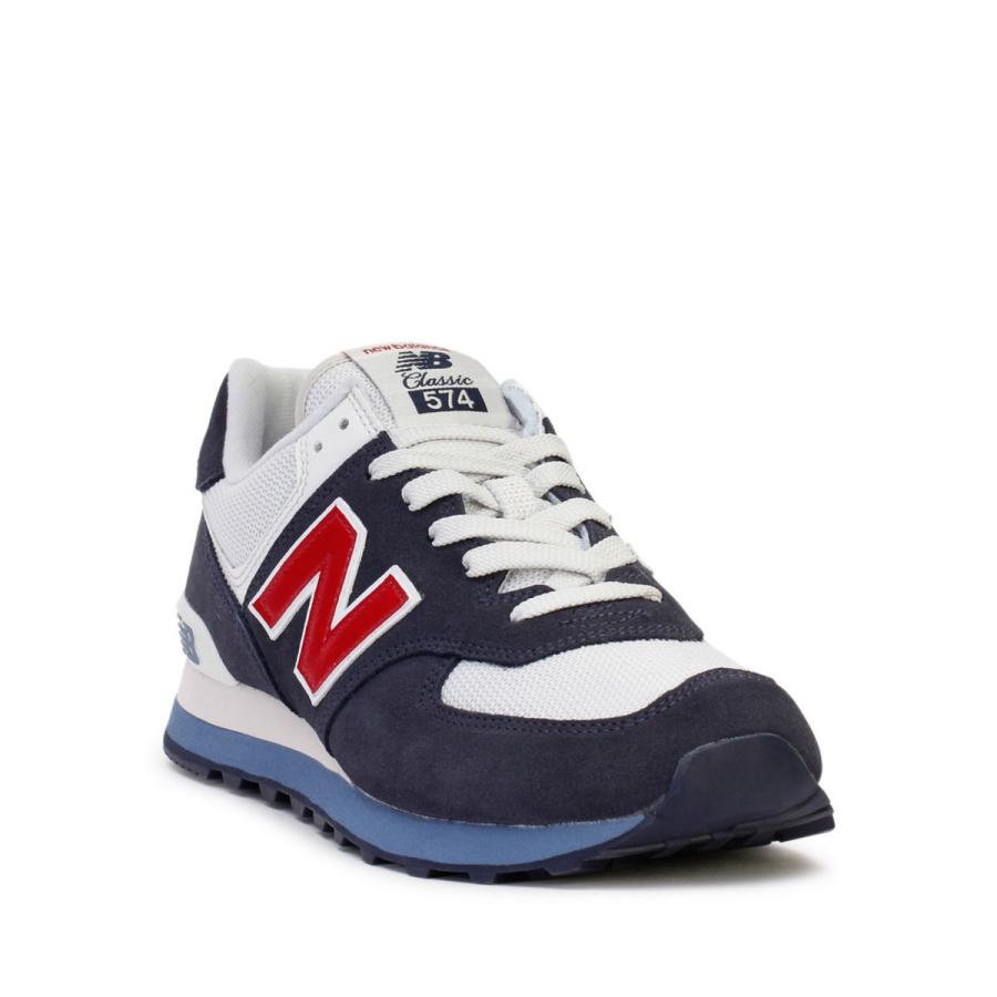 New Balance ニューバランス ML574ESC Core Plus ネイビー レッド メンズスニーカー｜orange-orange｜06