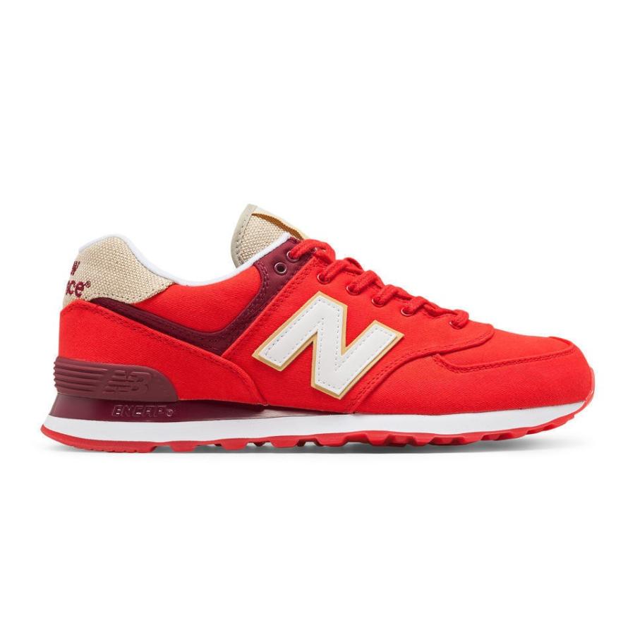 New Balance ニューバランス ML574RTC Surf Red Burgundy White メンズスニーカー｜orange-orange