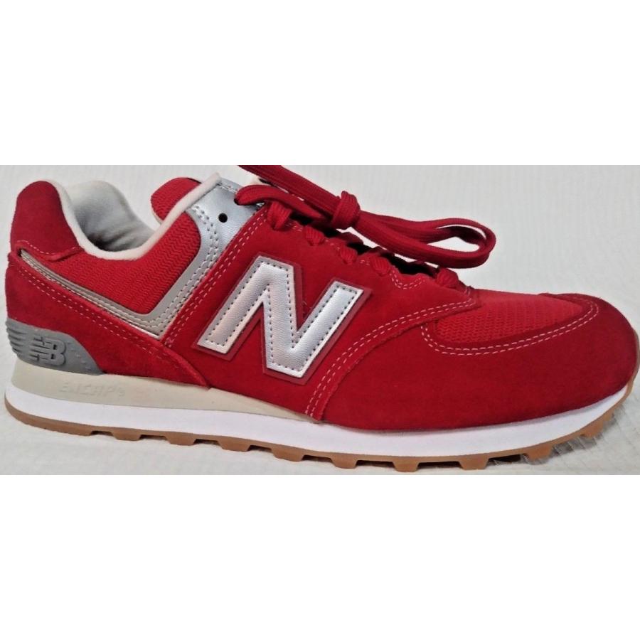 Made In USA ニューバランス New Balance ML574XRT メンズ レッド スエード｜orange-orange