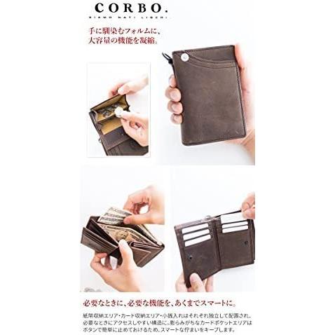 保証書付 コルボ Corbo クレイワークスホース 二つ折り財布 縦型 Co 8jf 9978 ブラウン 売り切れ必至 Blog Lonolife Com