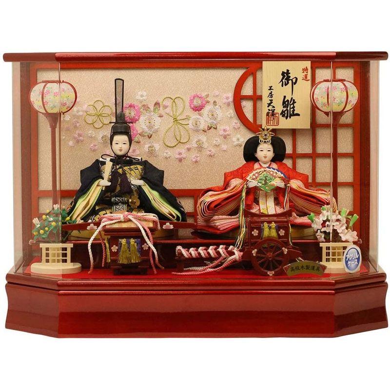 人形工房天祥 雛人形 ひな人形 限定オリジナル ケース飾り コンパクト