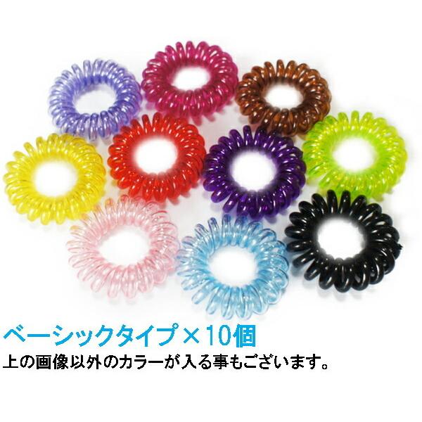 スプリングヘアゴム 10個〜12個セット新しいタイプのスプリング