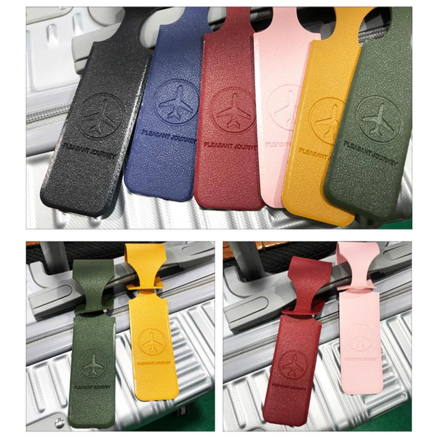 PU薄型 トラベルネームタグ ラゲージタグ ラゲッジタグ海外旅行