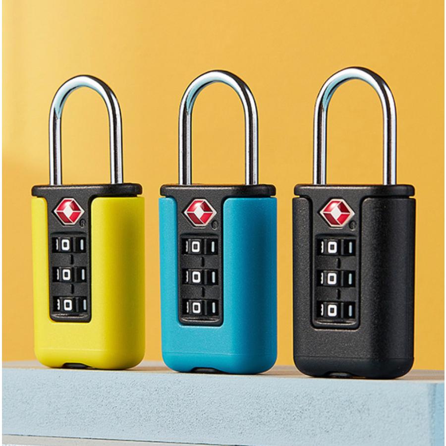 超軽量 TSA南京錠 TSAロック ダイヤルロック 暗証番号タイプ 軽い