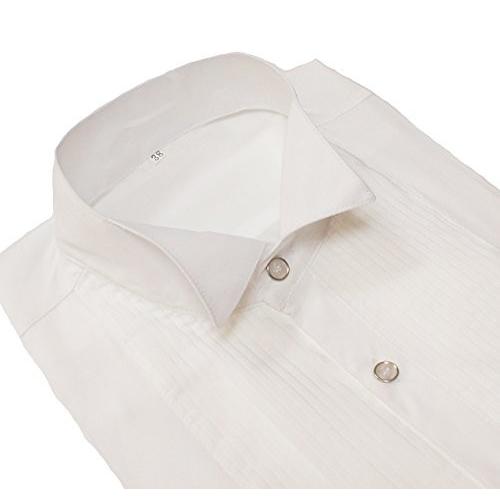 ウイングカラーシャツ タキシード シャツ ウイングシャツ メンズシャツ