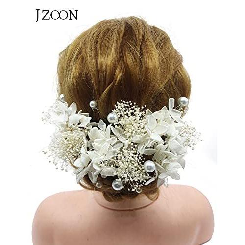 驚きの値段 ヘアアクセサリー Jzoon 髪飾り かすみ草 あじさい パール 成人式 花 紫陽花 花飾り 和装 ヘアアクセサリー ヘアーアクセサリー 卒業式 入学式 結婚式 ウエデ Www Threeriversofs Com