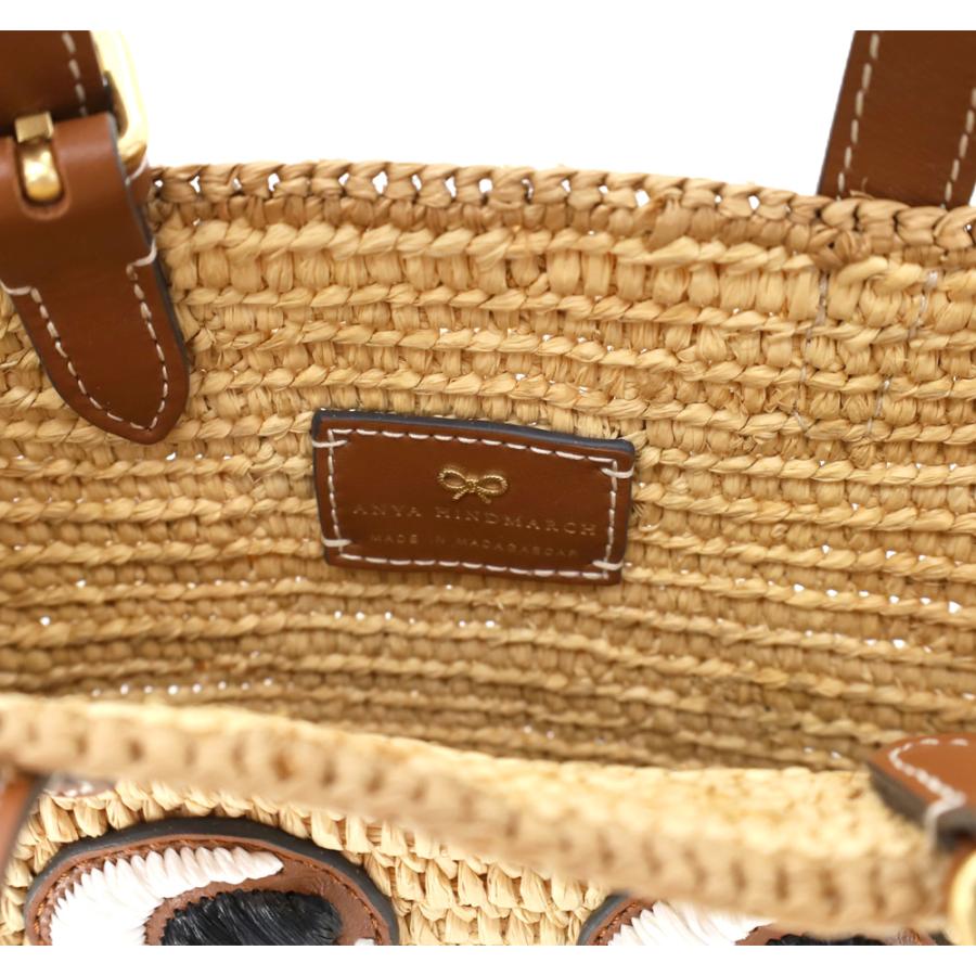 ANYA HINDMARCH アニヤハインドマーチ かごバッグ ラフィア ANYA HINDMARCH アニヤハインドマーチ かごバッグ ラフィア