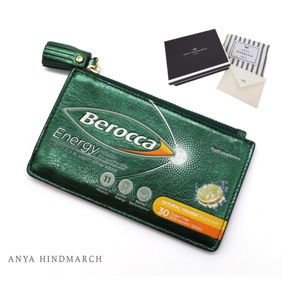 ANYA HINDMARCH（アニヤ・ハインドマーチ） 「Berocca」 ジップ カード