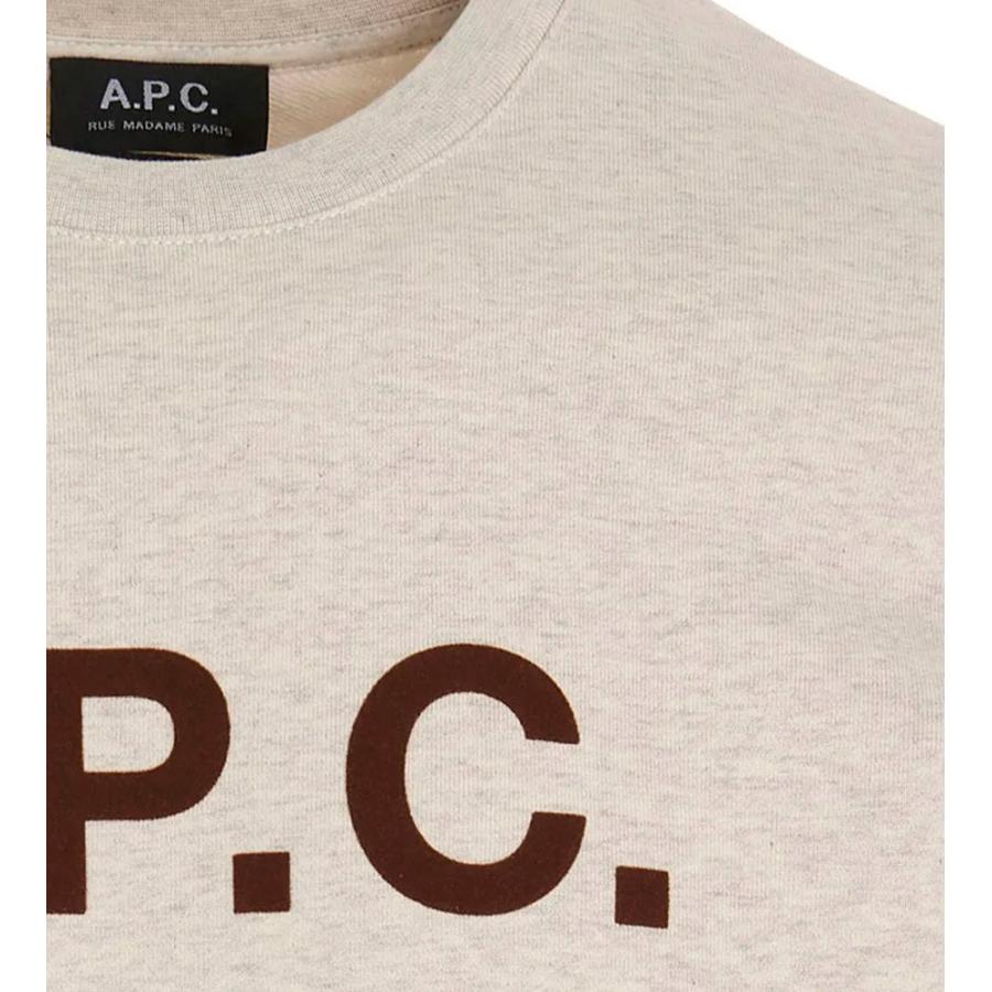 A.P.C. アーペーセー ロゴスウェットトレーナー メンズ A.P.C. アーペーセー ロゴスウェットトレーナー メンズ
