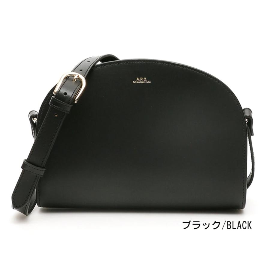 A.P.C. アーペーセー ショルダーバッグ デミルーンバッグ 本革