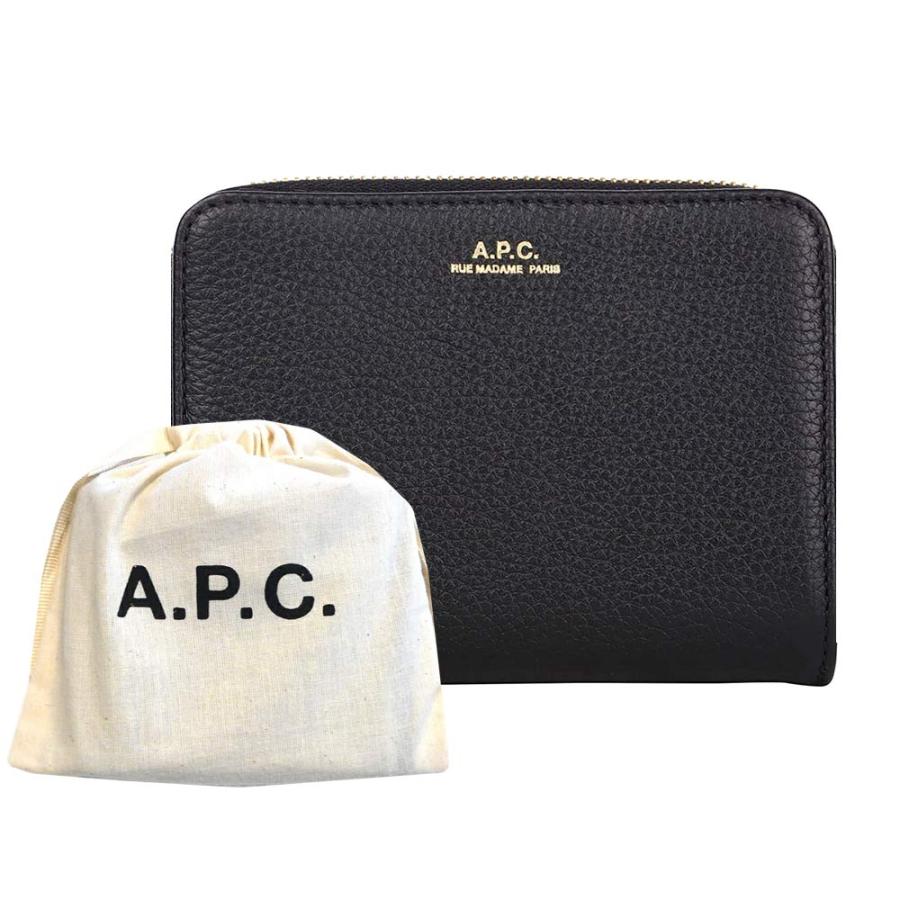 A.P.C. アーペーセー 二つ折りレザー財布 コンパクトウォレット