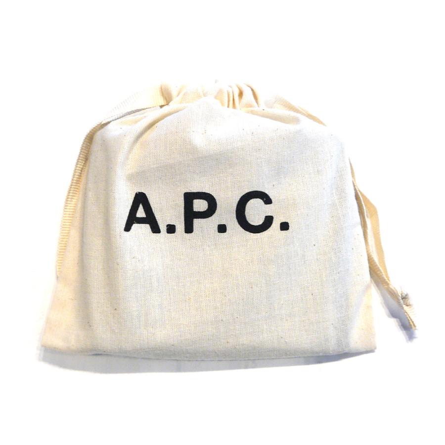 A.P.C.(アーペーセー) 二つ折りレザー財布 コンパクトウォレット CUIR EMBOSSE LEZARD EMMANUELLE COMPACT WALLET F63029 ブラック｜orangecake｜06