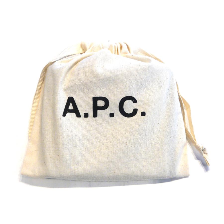 A.P.C. アーペーセー レザーコインケース デミルーン財布 コンパクトウォレット Demi-Lune COMPACT WALLET PXAWV-F63219の画像