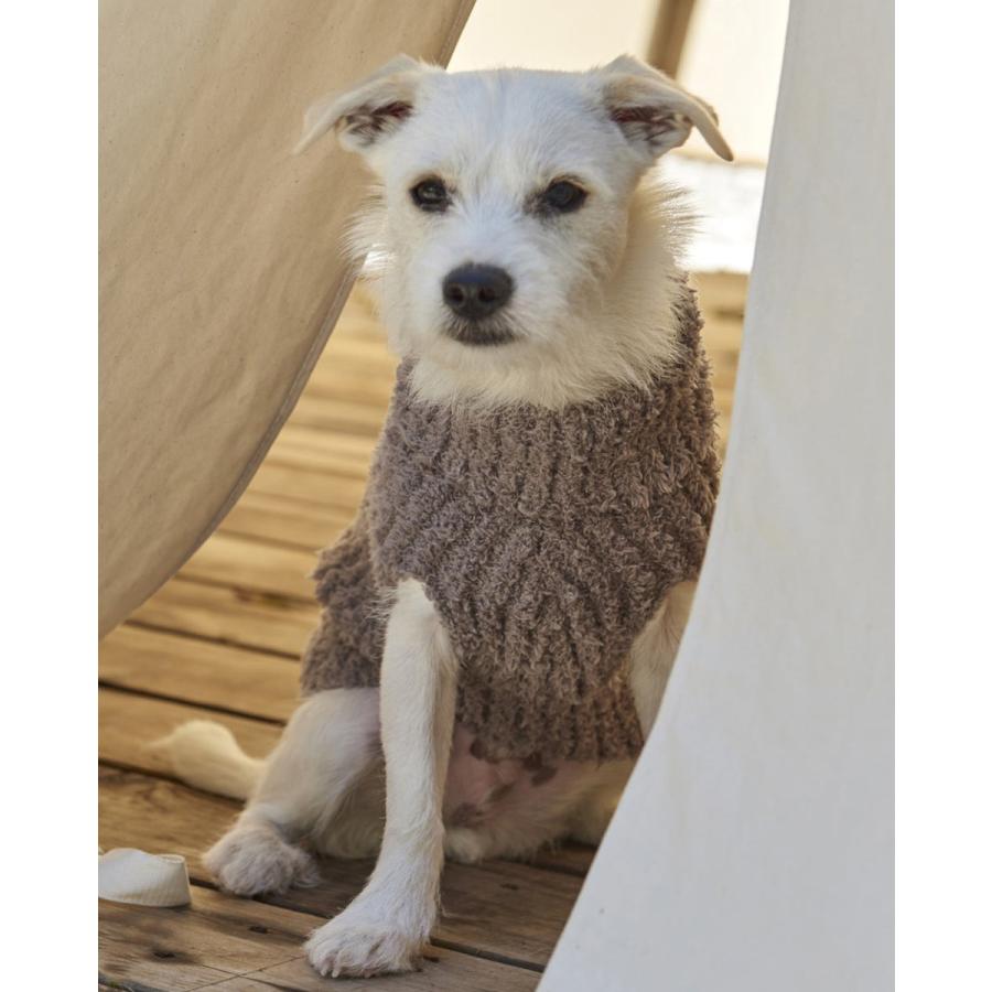 ベアフットドリームス（Barefoot Dreams）ドッグセーター/犬の洋服（ピンク、スレートブルー、ウォームグレー）CozyChic