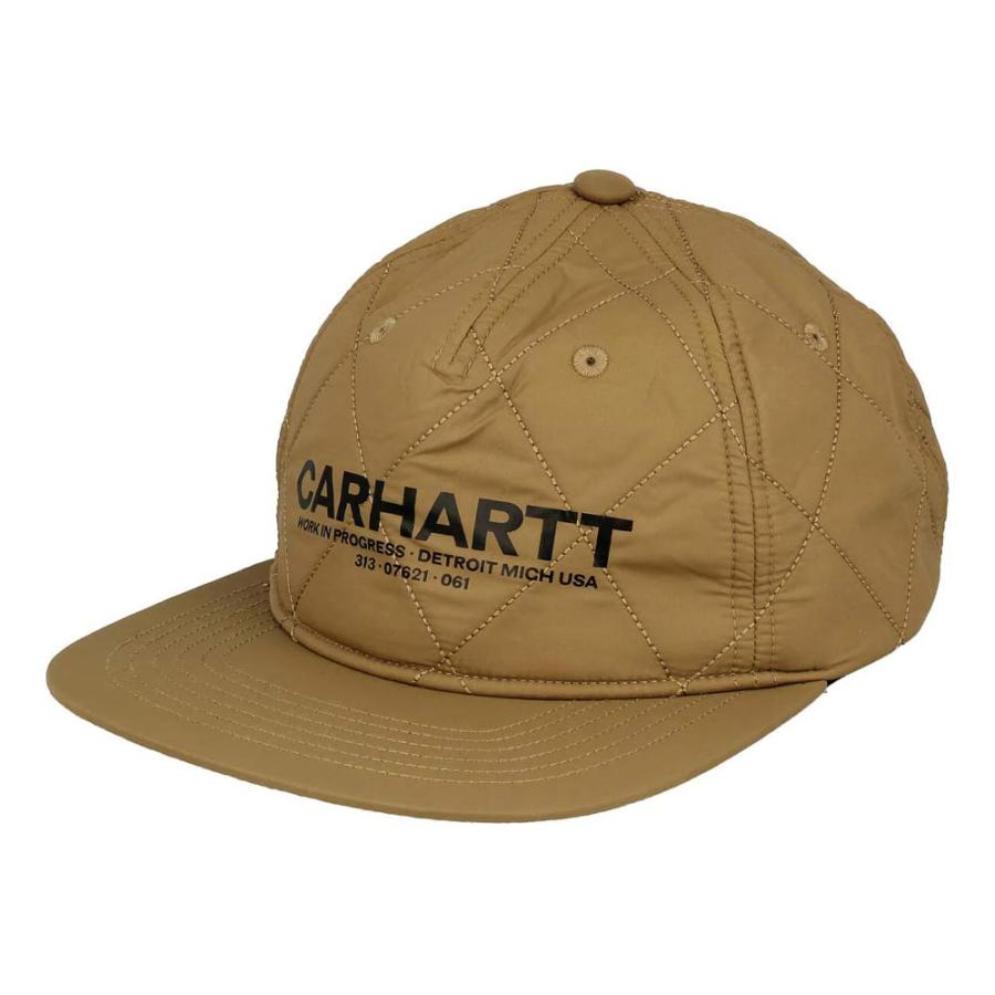 クリアランス/カーハート(Carhartt WIP)ロゴキャップ ナイロンキルティング マデラキャップ 帽子 Madera Cap ブラック ブラウン I030935｜orangecake｜02