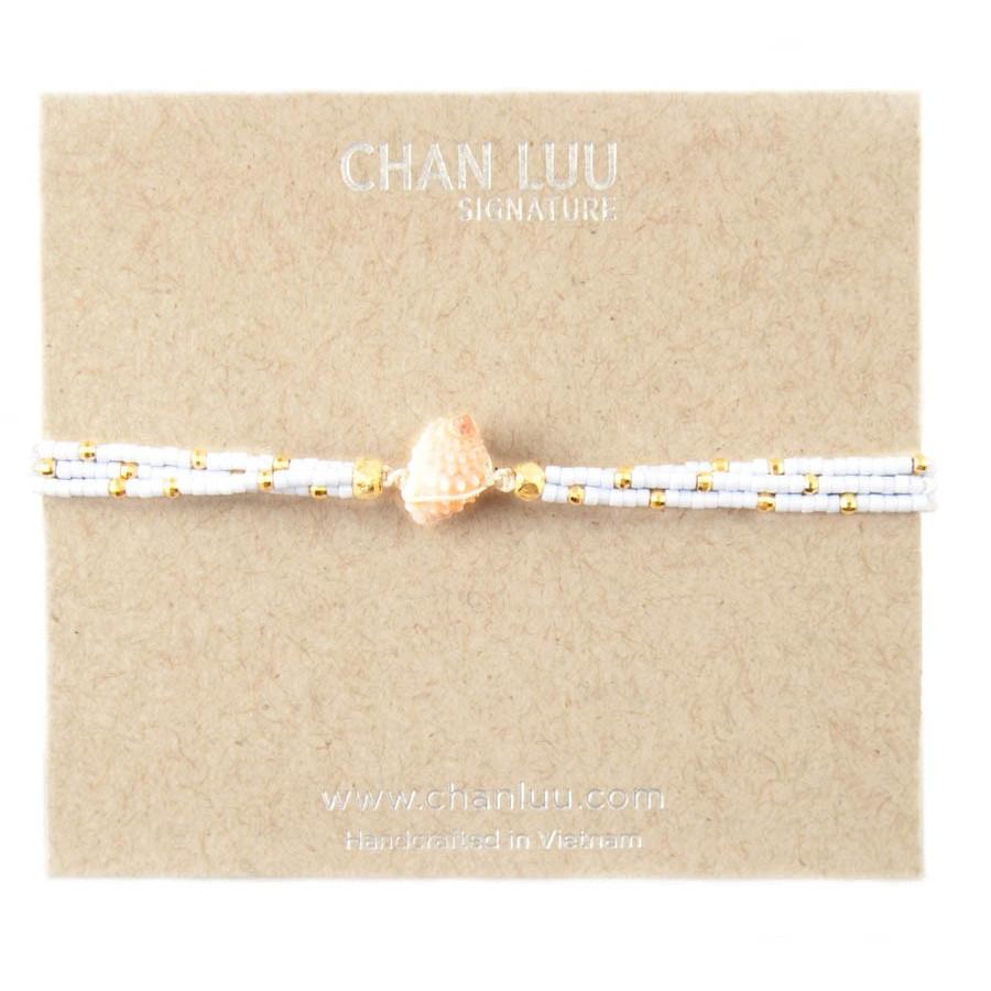 CHAN LUU チャンルー シェルミサンガブレスレット スカイブルー