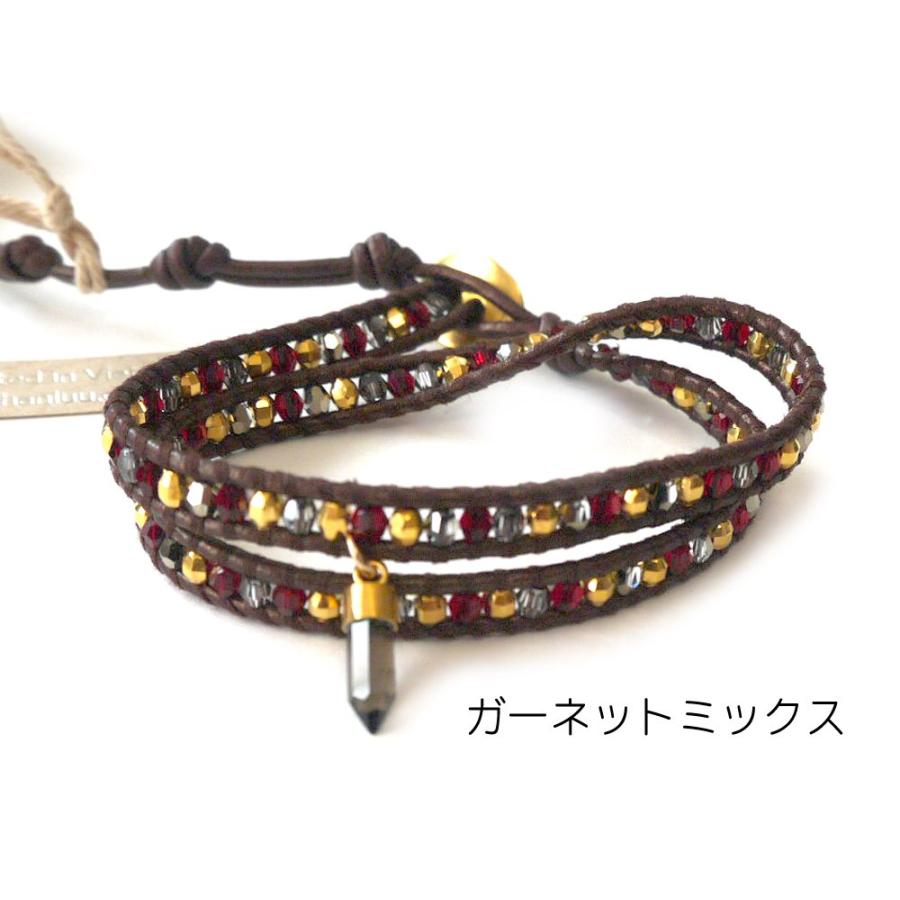 チャンルーブレスレット CHAN LUU クリアランス チャンルー チャーム付きクリスタルミックス 2