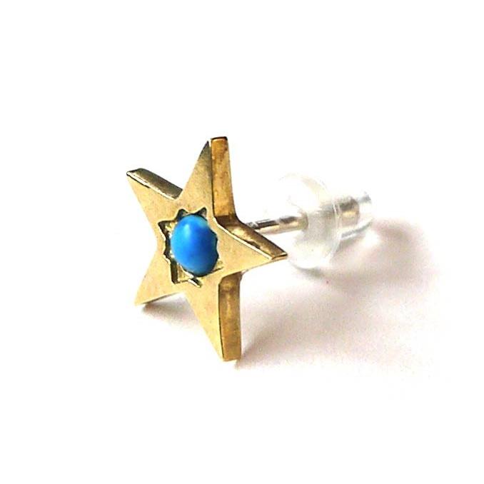 CHIEKO+ 星ピアス Chibi Jewels チビジュエルズ ターコイズスターピアス 星のピアス