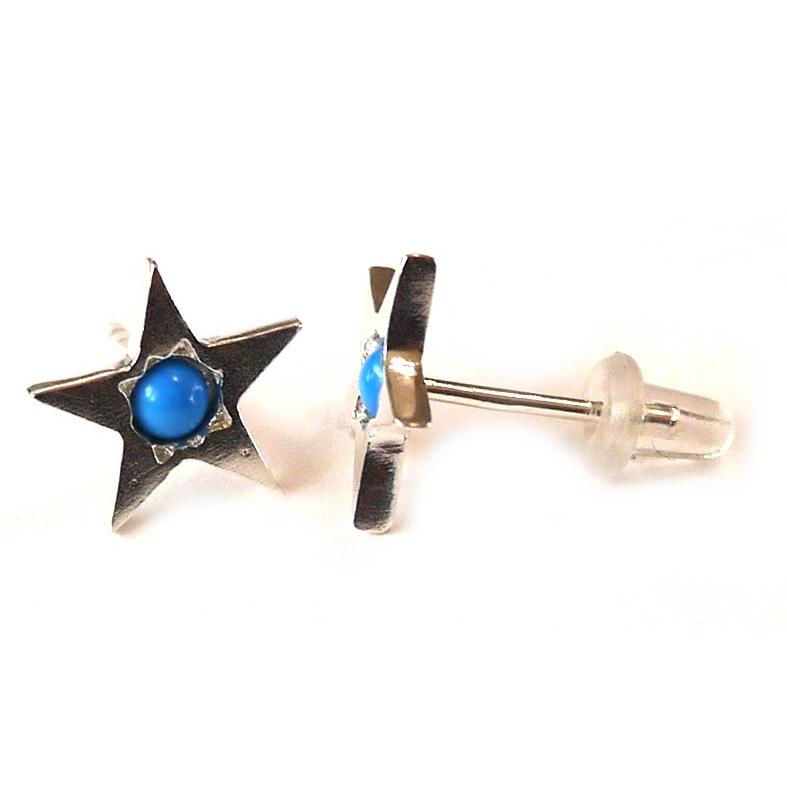Chibi Jewels チビジュエルズ ターコイズスターピアス 星のピアス