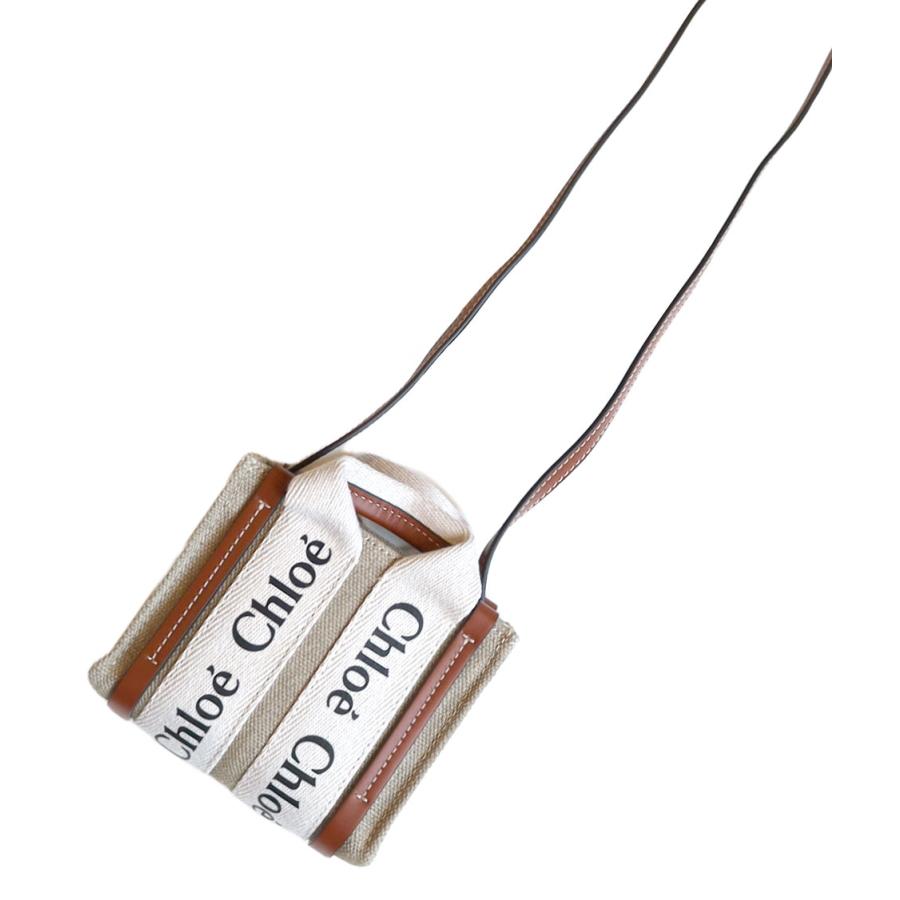 Chloe（クロエ） クリアランス CHLOE Woody ウッディ ナノトートバッグ