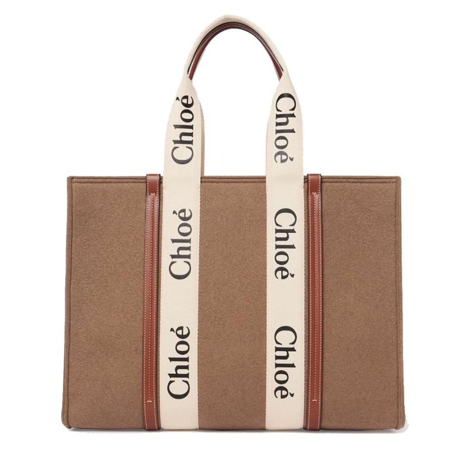 Chloe クロエ CHLOE 「Woody」ウッディ ラージトートバッグ Chloe クロエ CHLOE 「Woody」ウッディ ラージトートバッグ
