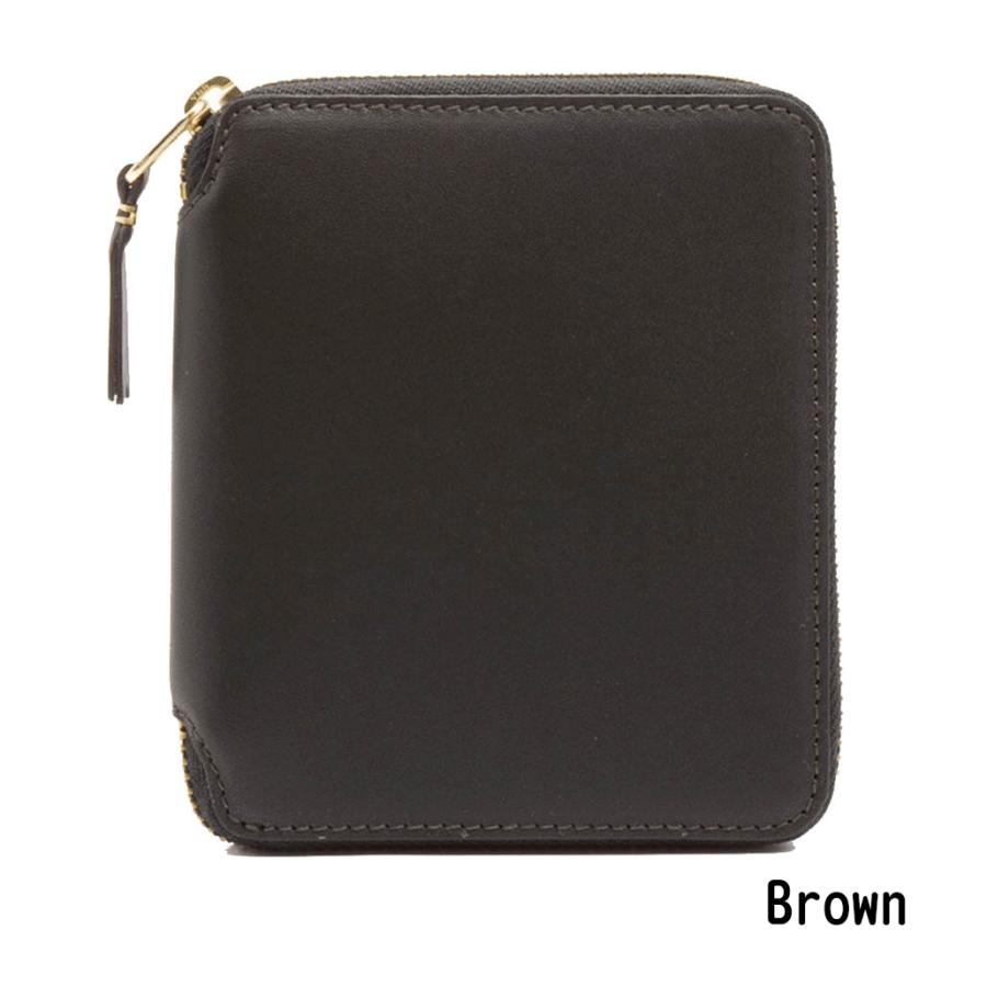 COMME des GARCONS（コムデギャルソン） レザー二つ折り財布 ラウンドファスナー ARECALF Leather Wallet ブラック  グリーン ブラウン SA2100 : OrangeCake - 通販 - Yahoo!ショッピング