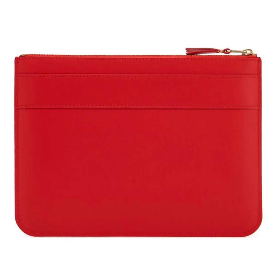 クリアランス コムデギャルソン COMME des GARCONS Big Bow ビッグ ボウ リボン レザー クラッチバッグ ポーチ 大 SA5100BBの画像