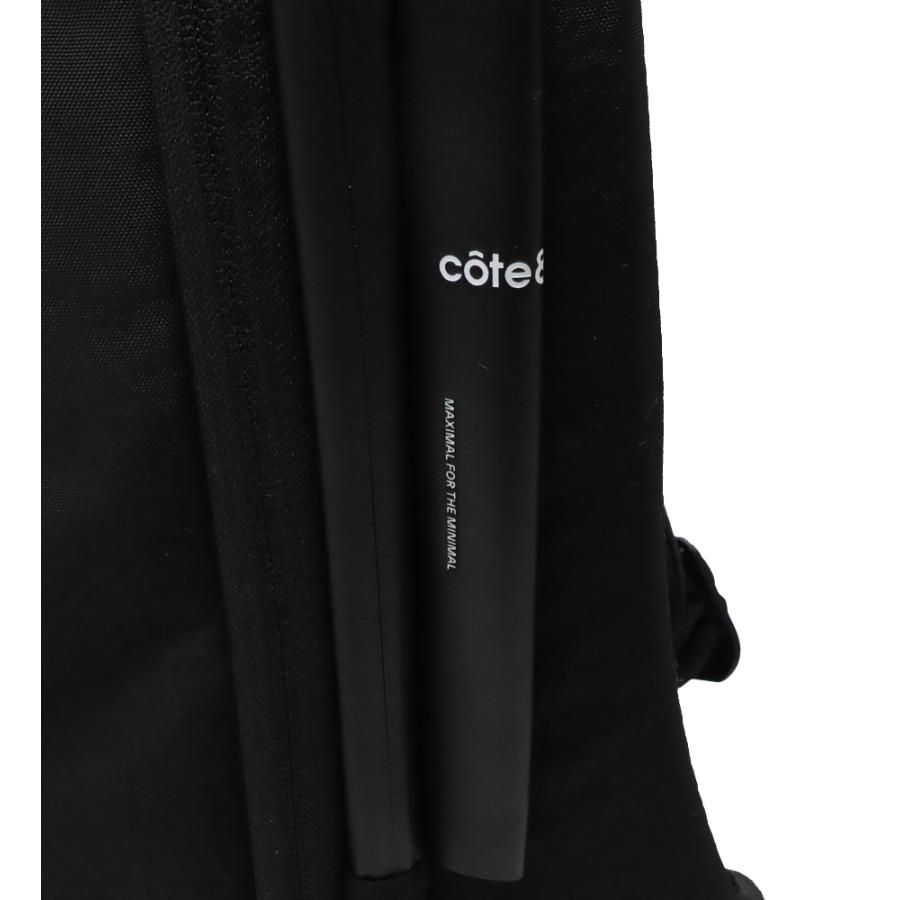 並行輸入品 コートエシエル Cote&Ciel Isar M Round Carbon Black イザール リュック バックパック CC-29201 ノートパソコンケース 16インチ PCの画像