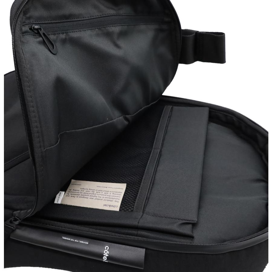 並行輸入品 コートエシエル Cote&Ciel Isar M Round Carbon Black イザール リュック バックパック CC-29201 ノートパソコンケース 16インチ PCの画像