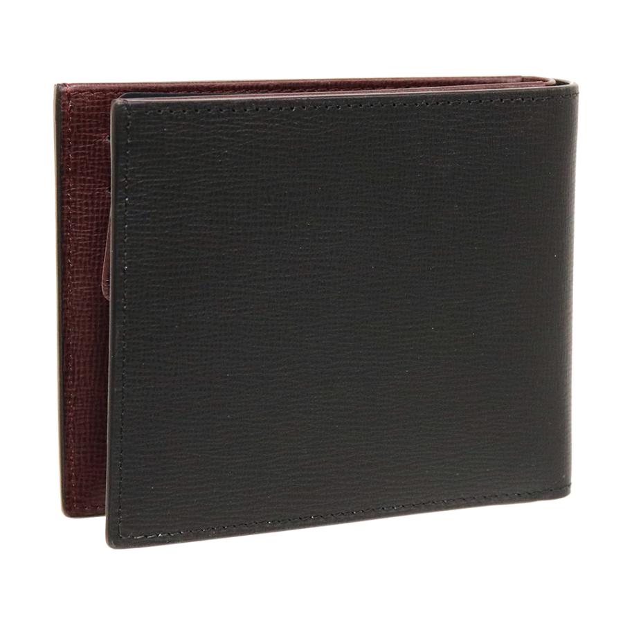 リムリム✨ dunhill ダンヒル 折り財布 ダークブラウン dunhill ダンヒル レザー二つ折り財布 コンパクトウォレット メンズ