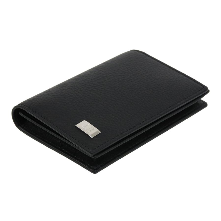 【美品】dunhill 名刺入れ 黒 レザー dunhill（ダンヒル） レザー名刺入れ カードケース メンズ