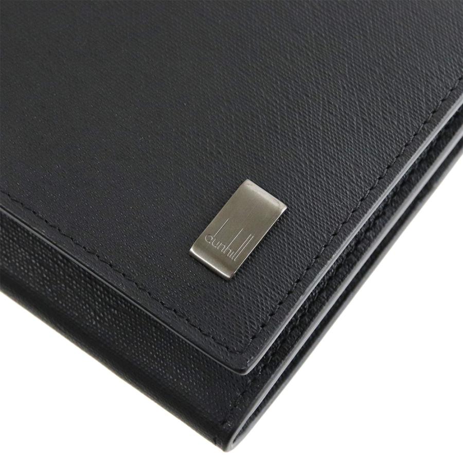 ダンヒル dunhill  レザー長財布 ロングウォレット メンズ 19F2F10SG001R DUL2RF10A サイドカー SIDECAR ブラック×ガンメタルの画像