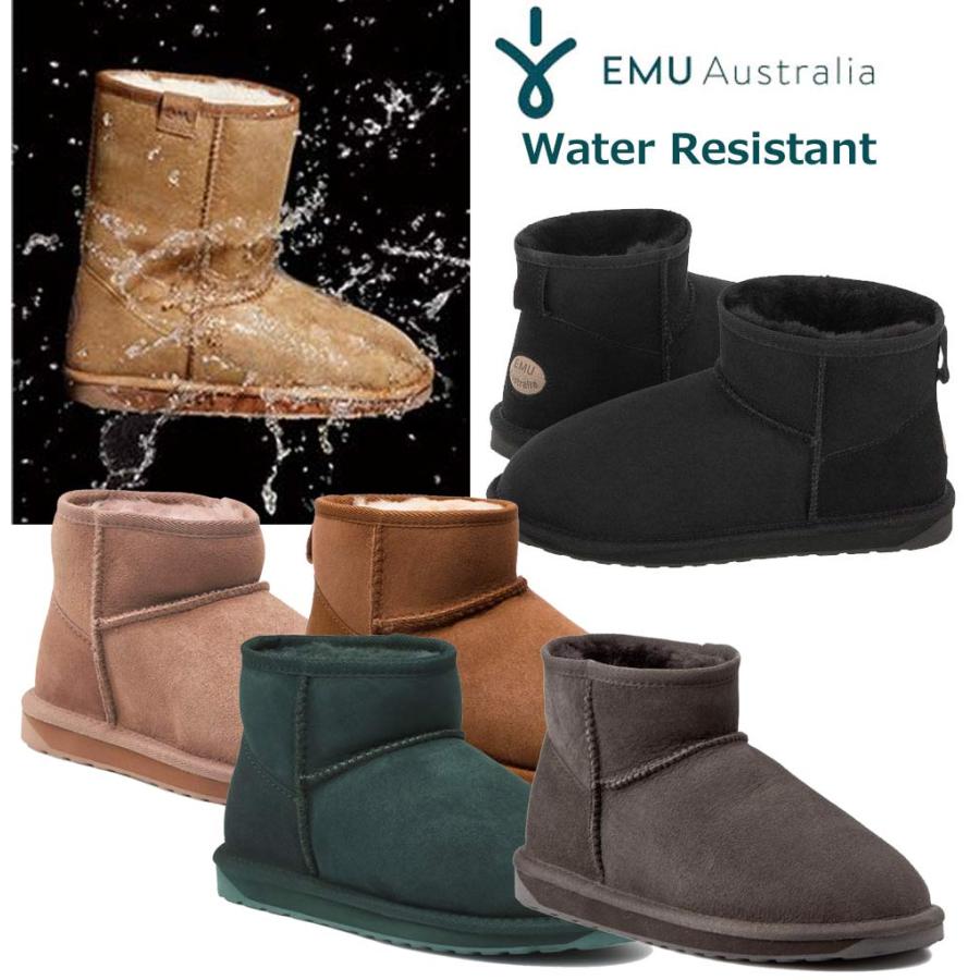 EMU Australia マイクロ丈 エミュー 撥水加工ムートンブーツ EMU Australia マイクロ丈 エミュー 撥水加工ムートンブーツ