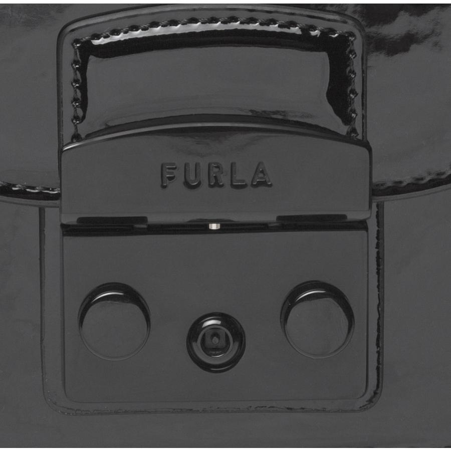 フルラ✴︎メトロポリス✴︎black FURLA（フルラ） METROPOLIS MINI CROSSBODY メトロポリス ミニ クロス