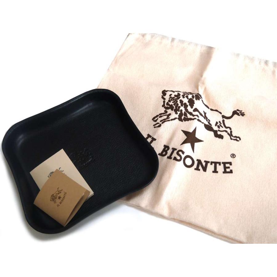 IL BISONTE レザートレイ ブラック IL BISONTE イルビゾンテ Il Bisonte レザートレー C0660P 小物