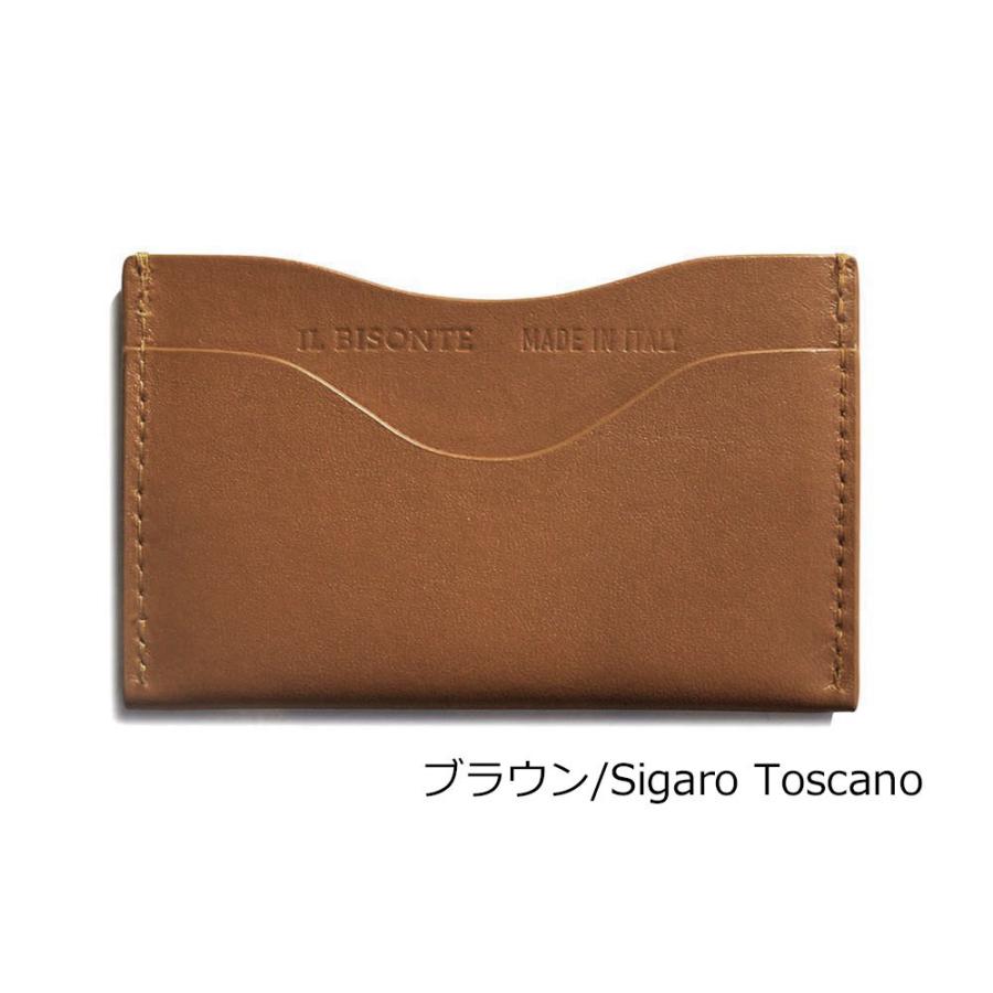 IL BISONTE（イルビゾンテ） 並行輸入品 クリアランス レザー名刺入れ