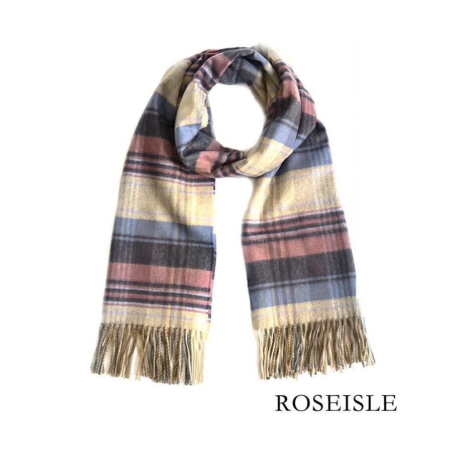 Johnstons ジョンストンズ 大判 ストール カシミヤストール 大判チェックストール(定番)(カシミヤ) 全9色 | BRITISH MADE