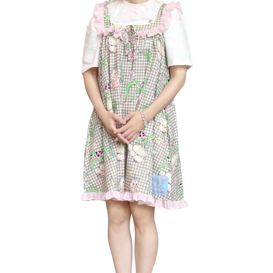レイジーオーフ　LAZY OAF　シャツワンピース　オーバーサイズ　チェック柄 LAZY OAF レイジーオーフ Lazy Oaf ワンピース ギンガムチェック