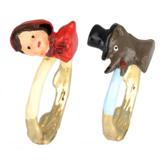 エヌドゥ Les Nereides N2 レネレイド 赤ずきんちゃん＆オオカミリング