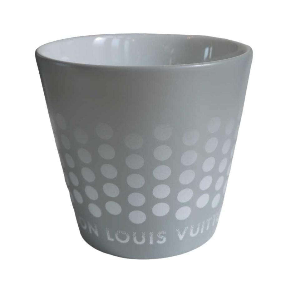 パリ限定！LOUIS VUITTON ルイヴィトン美術館 マグカップ 中 ドット柄