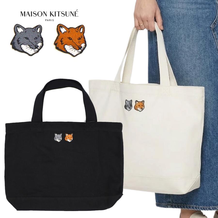 MAISON KITSUNE（メゾン キツネ） トートバッグ ダブル ボールド