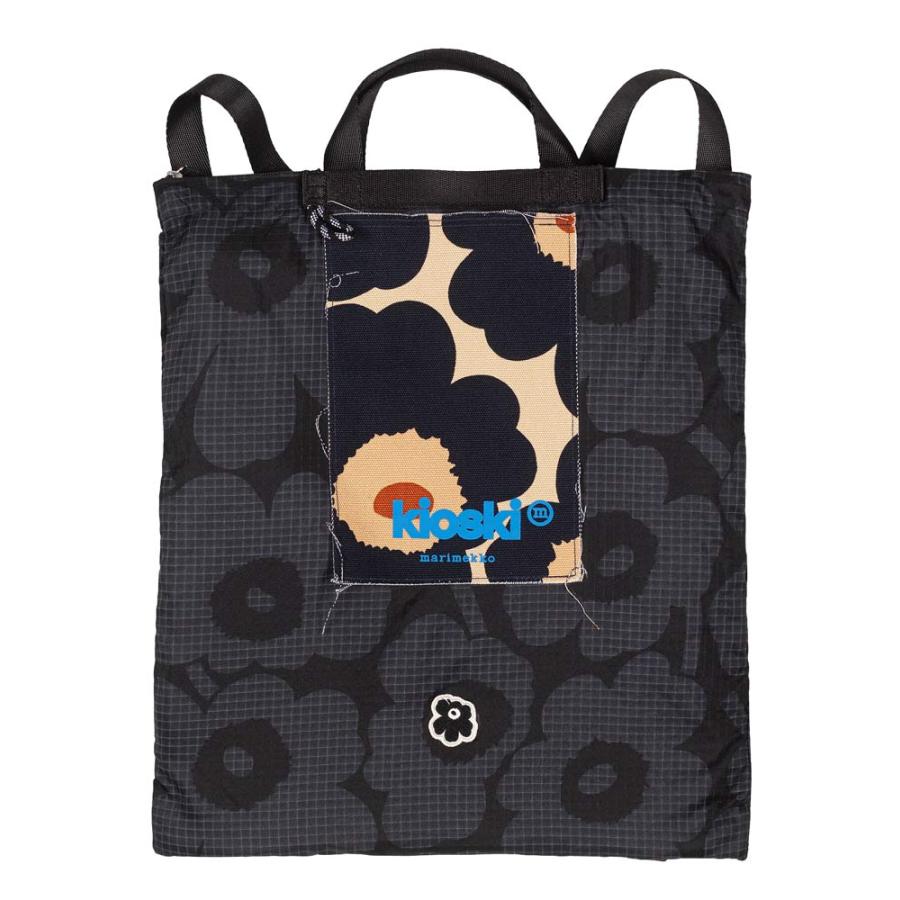 マリメッコ（marimekko）ファニーバックパック ウニッコ柄リュックサック エコバッグ Funny B-Pack Unikko リサイクルポリエステル 091192 MARIMEKKO KIOSKI｜orangecake｜03