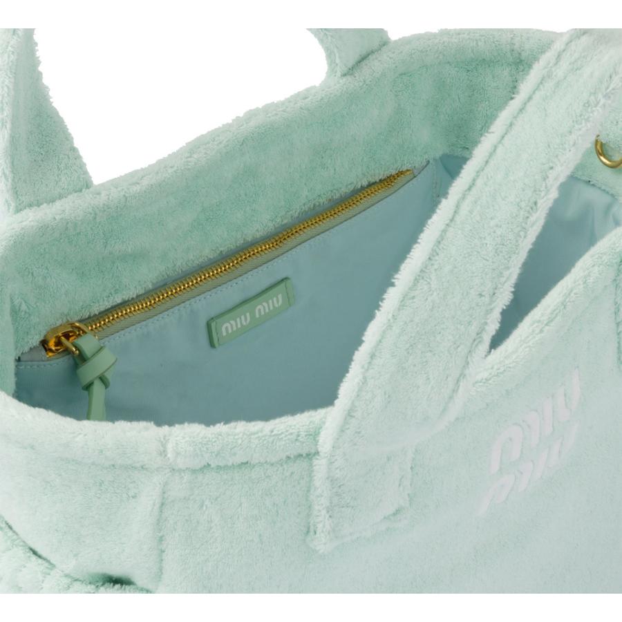 MiuMiu(ミュウミュウ)テリークロス トートバッグ 2Wayショルダー付き