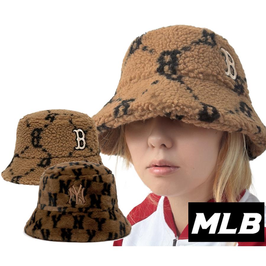 MLB韓国限定バケハ 入手困難 韓国MLB ハート バケットハット aespa